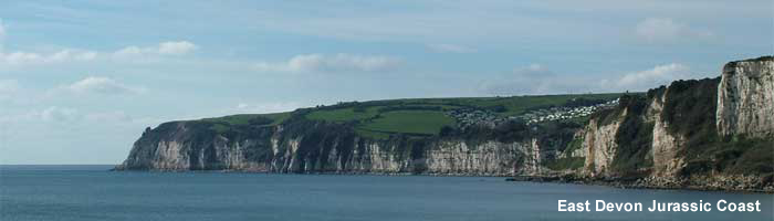Cliffs looking towards Beer - Photography by Tom Hurley
