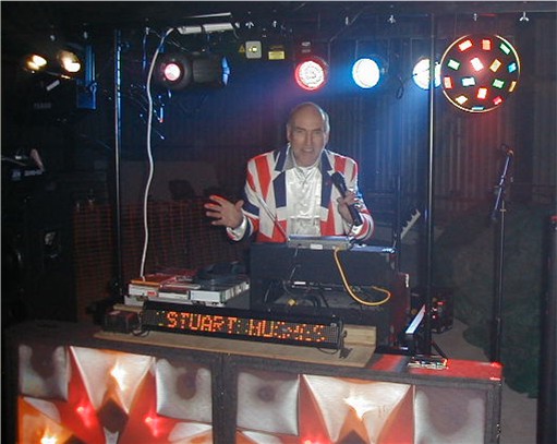 Stu's back behing the decks